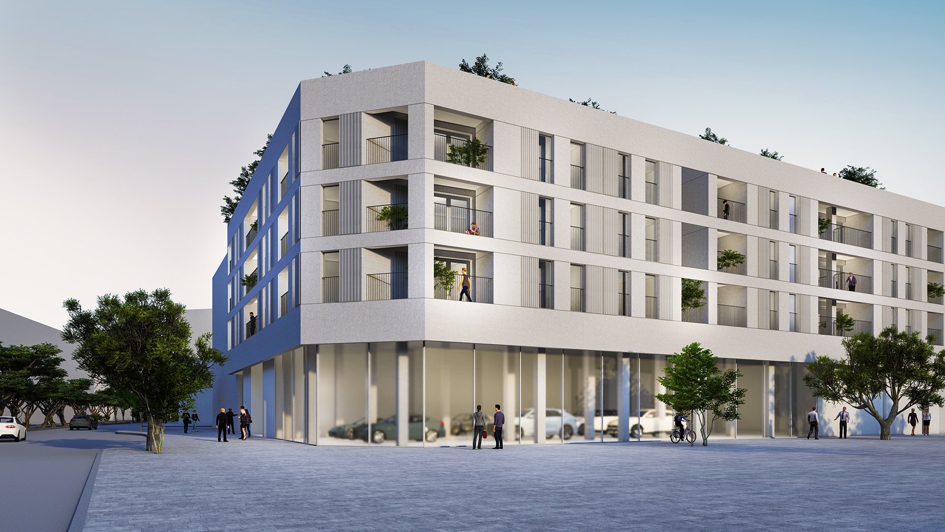 Vista Residencial Alicante obra nueva