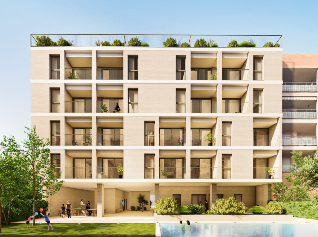 R02 Exterior fachada piscina personas alejadas 3 scaled e1739356551191